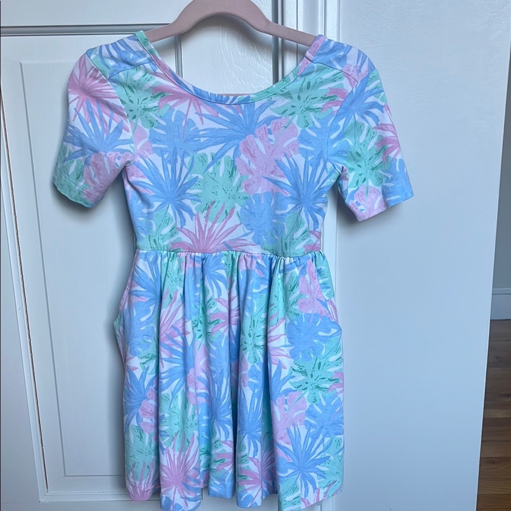 Pastel Floral Kids Dress